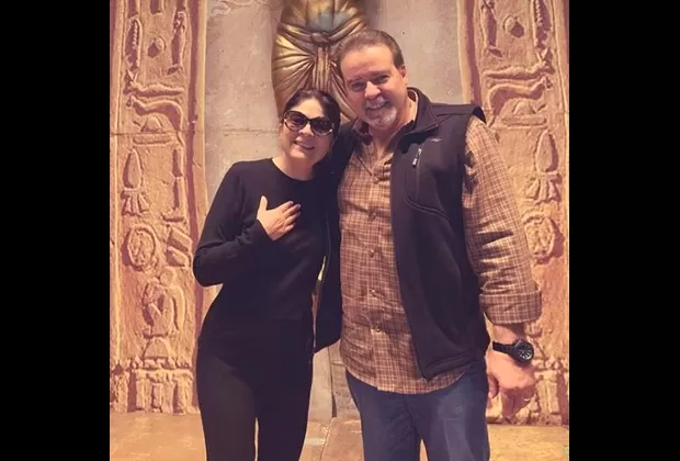 'La Madrastra': Victoria Ruffo comparte inolvidable foto con César Évora