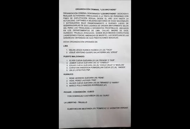 Madre de Dios: detienen a alto oficial de la PNP implicado en trata de personas