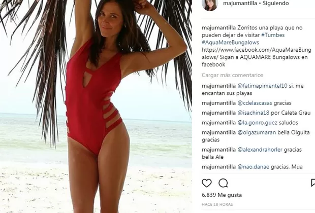 Las vacaciones de Maju Mantilla