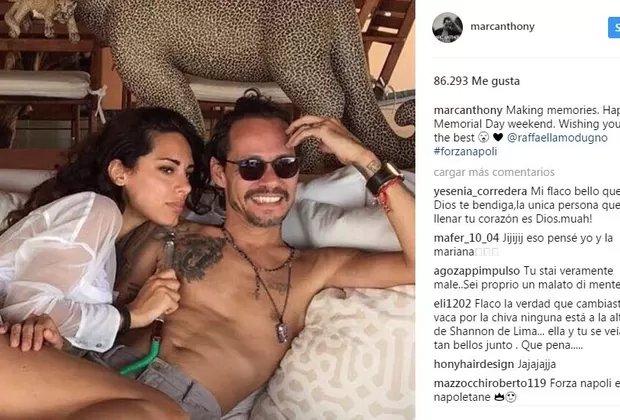 Marc Anthony publicó foto que confunde a fans ¿terminó con Mariana Downing?