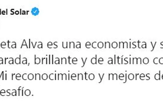 María Antonieta Alva es la nueva ministra de Economía: conoce aquí su trayectoria