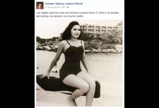 Personaje de María la del barrio comparte foto de su juventud y remece las redes