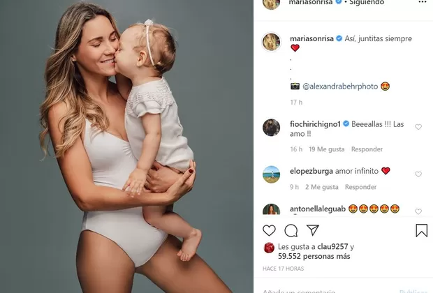 María Grazia Gamarra enternece Instagram con fotografía junto a su hija Eva 