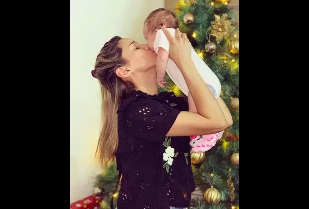 María Grazia Gamarra presenta a su bebé en este video tras sus primeros 2 meses