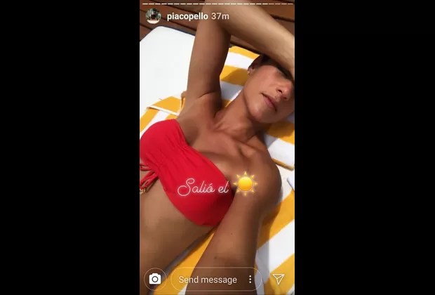 María Pía Copello vuelve a 'presumir' su figura fitness en Brasil y cautiva a fans