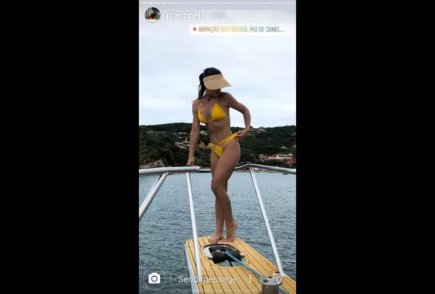 María Pía Copello vuelve a 'presumir' su figura fitness en Brasil y cautiva a fans