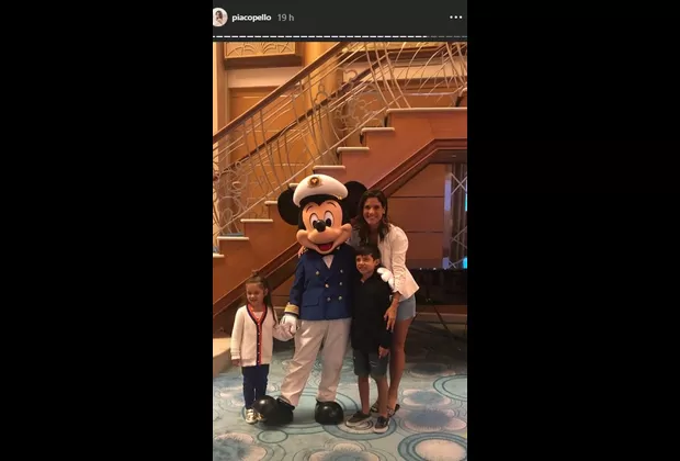 María Pía Copello crucero Disney