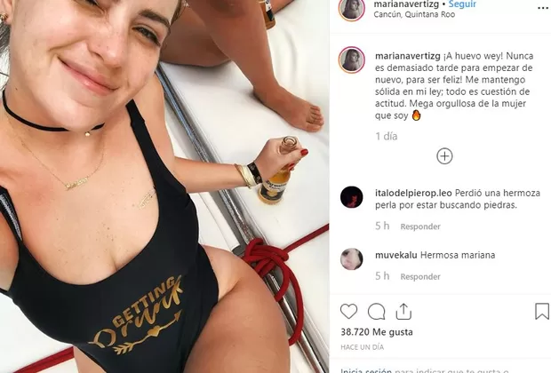 Mariana Vértiz deja mensaje tras revelarse infidelidad de Gino Pesaressi