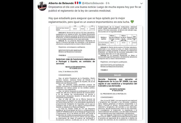 Marihuana medicinal: Gobierno publicó reglamento de la ley