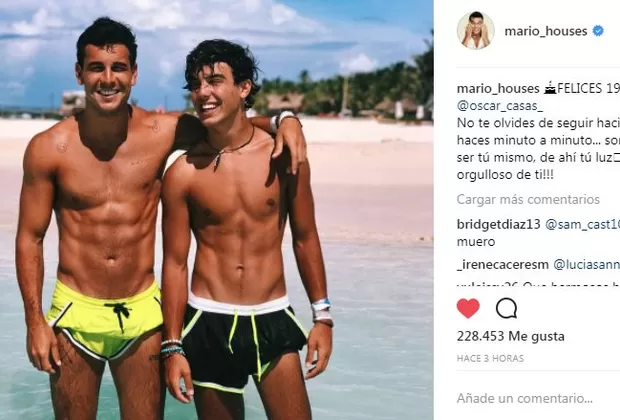 Mario Casas y su hermano Óscar