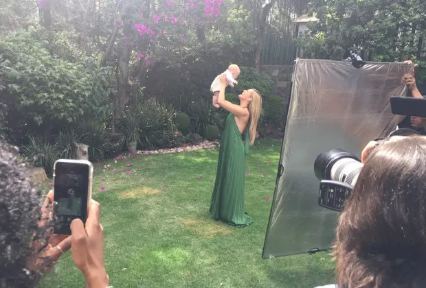 Marjorie de Sousa: así fue la sesión de fotos de su hijo con Julián Gil