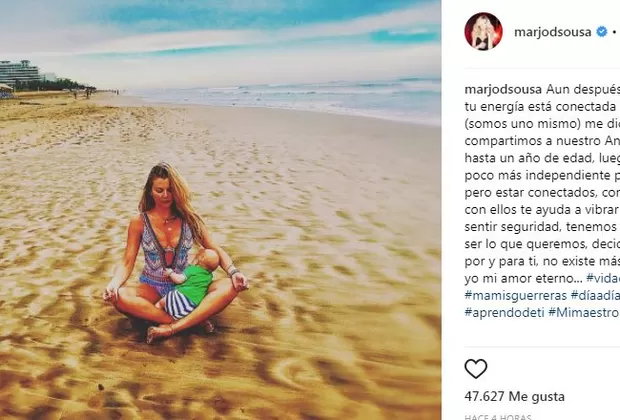 Marjorie de Sousa le contesta a Julián Gil