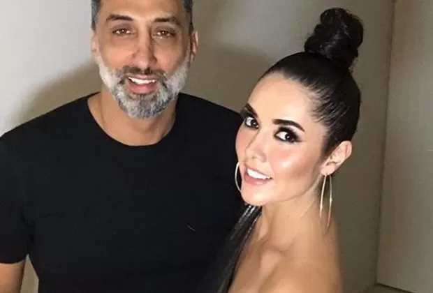 Marlene Favela recibió así el 2019 junto a su esposo libanés