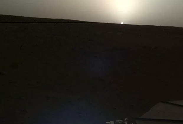 NASA amanecer y atardecer en Marte 