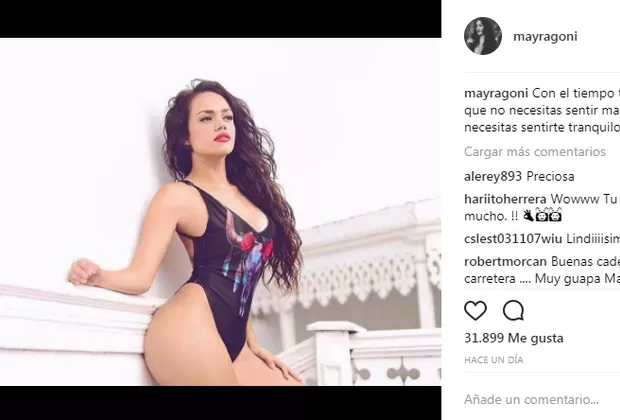 Mayra Goñi sorprende a sus seguidores con este sensual traje de baño