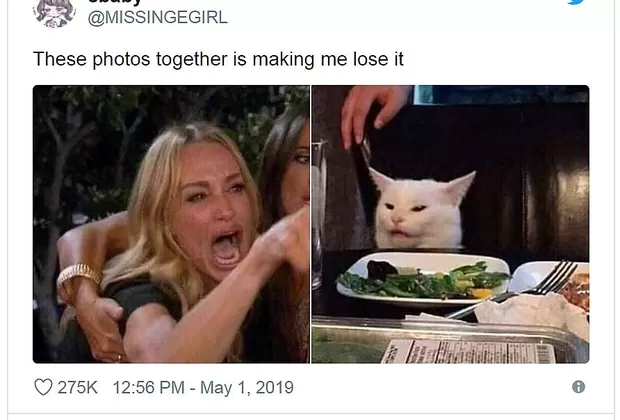 “Me dijiste que…”: este es el origen del popular meme de la mujer y el gato