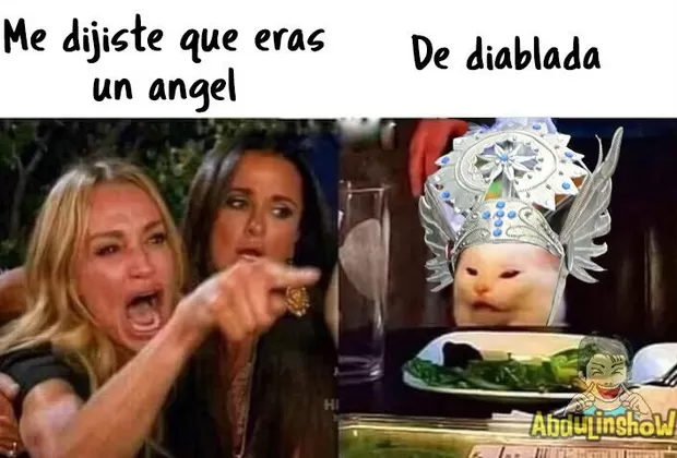 “Me dijiste que…”: este es el origen del popular meme de la mujer y el gato