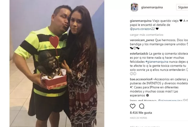 Hija mayor de Melissa Klug sorprende con foto junto a su padre