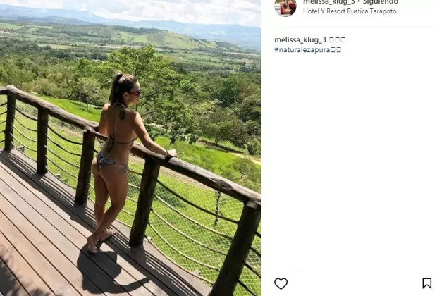 Melissa Klug en bikini