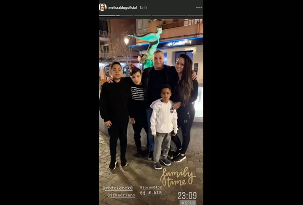 Melissa Klug viajó a España con sus hijos tras acuerdo con Jefferson Farfán