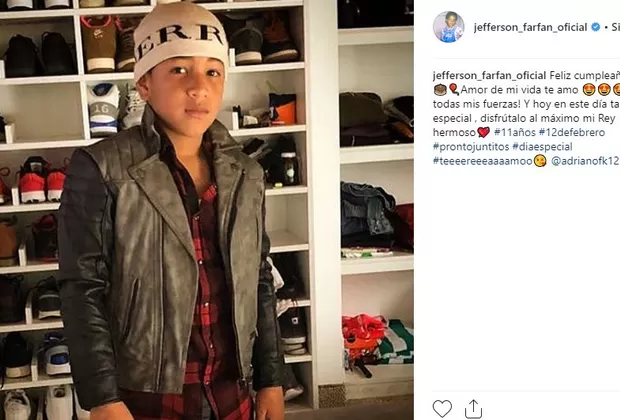 Hijo de Jefferson Farfán
