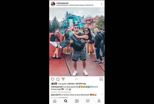 Melissa Paredes: Rodrigo Cuba le deja mensaje y despierta rumores sobre segundo embarazo