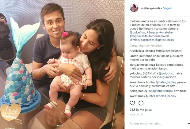 Melissa Paredes se recupera de operación y celebra el cumpleaños de su hija