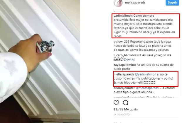 Melissa Paredes: esto pasa cuando le dicen