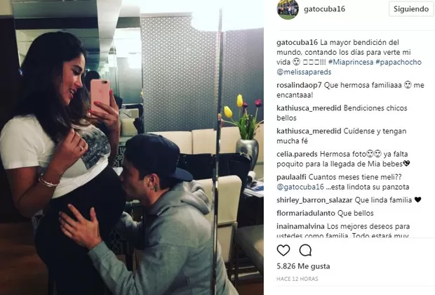 Melissa Paredes y Rodrigo Cuba protagonizan tierno momento a pocos días de la llegada de su hija 