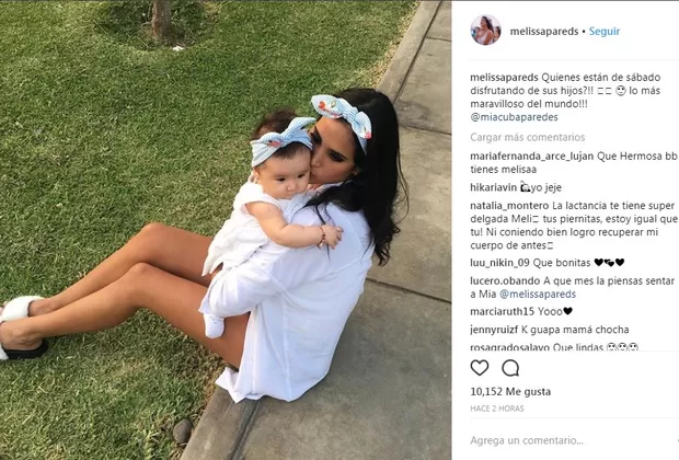 Instagram: Melissa Paredes y su bebé Mía enamoran a los fans con esta foto