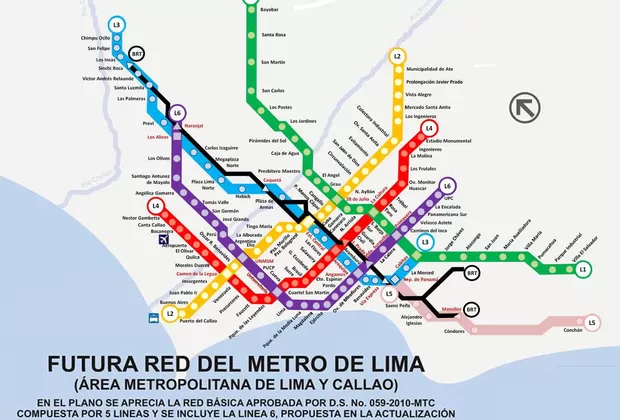 Metro de Lima: conoce los distritos por donde pasará la Línea 3