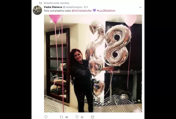Instagram: Michelle Soifer celebró así su cumpleaños número 28