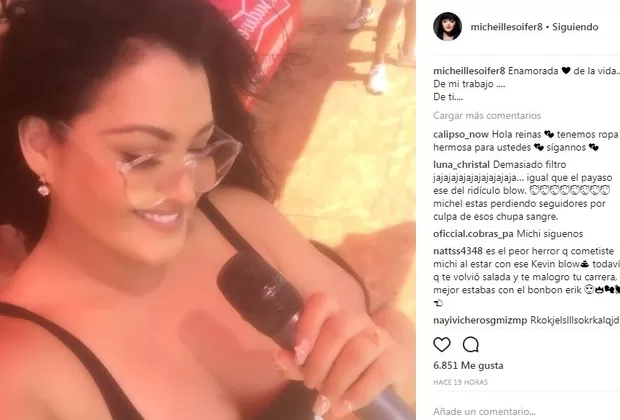 Michelle Soifer expresa su amor por Kevin Blow