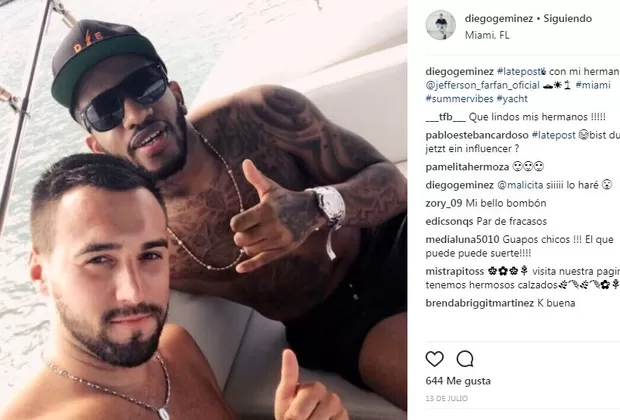 Diego Geminez y Jefferson Farfán