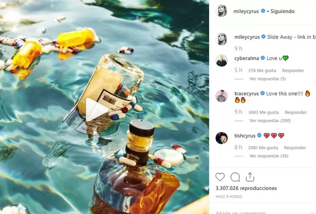 Miley Cyrus Slide Away