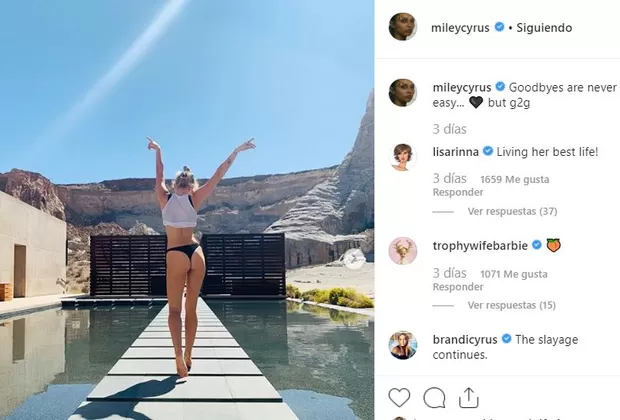 Miley Cyrus: ¿a quién está dirigido el último mensaje que compartió la cantante?