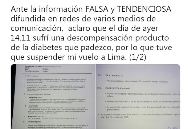 Moisés Mamani fue sacado de avión tras ser denunciado por tocamientos indebidos