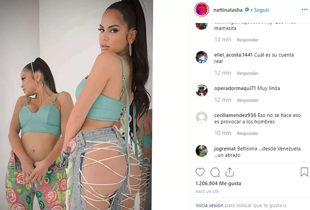 Natti Natasha trasero