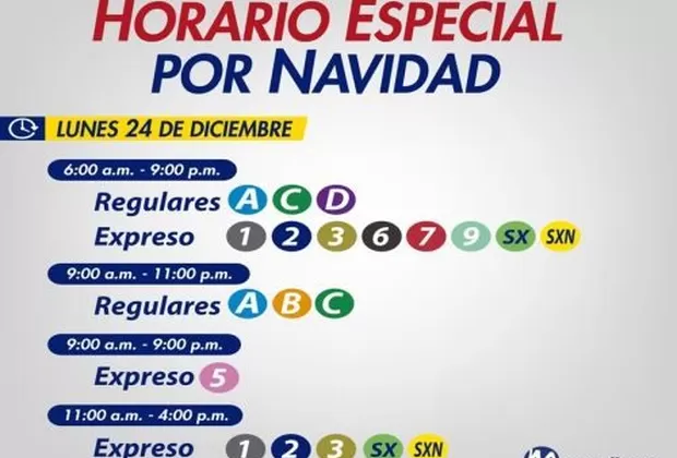 Navidad: Metropolitano ofrecerá servicio especial por fiestas