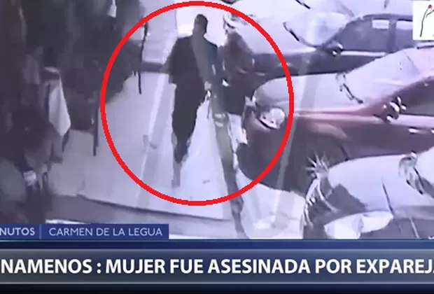 Ni una menos: video muestra momento en que agente de seguridad mata a expareja