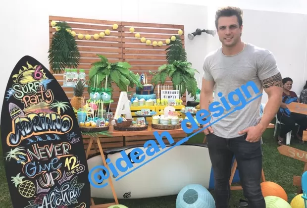 Nicola Porcella cumpleaños Adriano