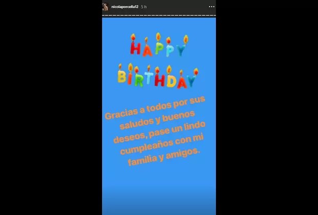 Nicola Porcella cumpleaños
