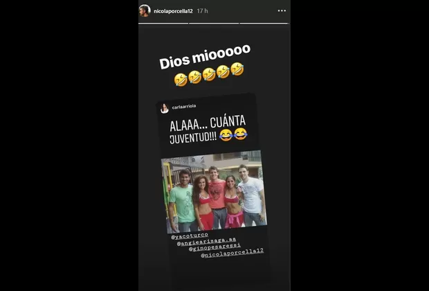 Nicola Porcella sorprende al publicar esta foto del pasado con Angie Arizaga