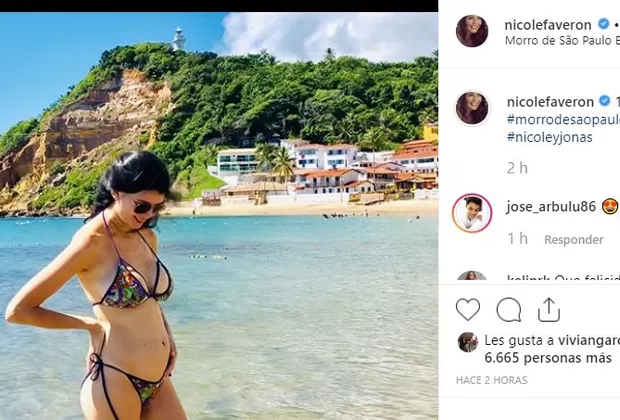 Nicole Faverón embarazada