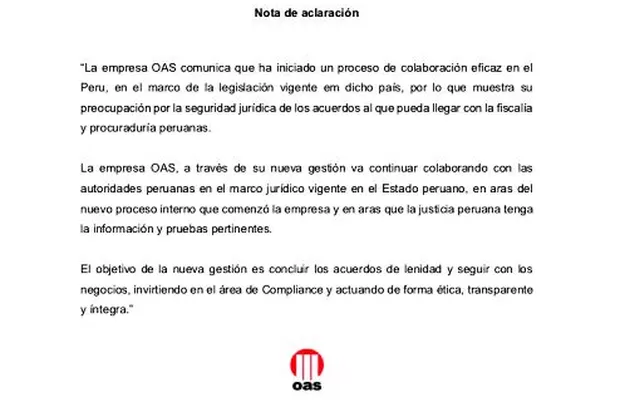 OAS expresa preocupación por 