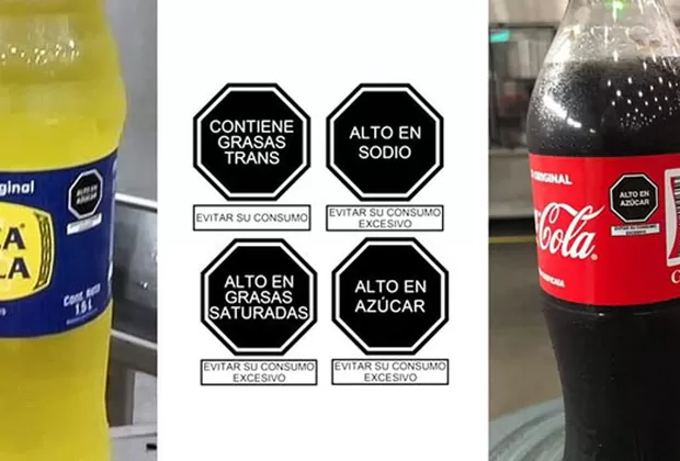 octogonos en alimentos