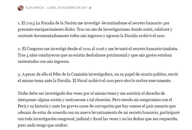 Alan García: