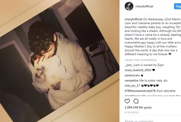 Liam Payne y su hijo
