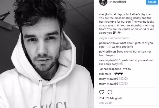 Liam Payne por el Día del padre
