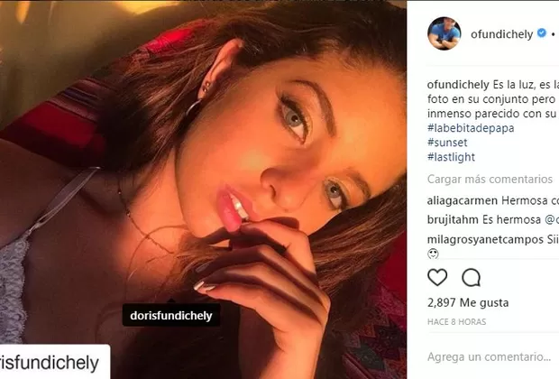 Orlando Fundichely elogia a su hija Doris y destaca el gran parecido con su esposa